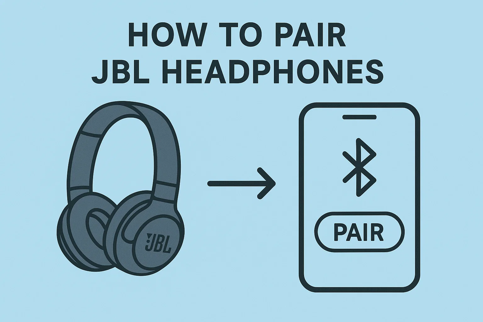 how to pair jbl headphones