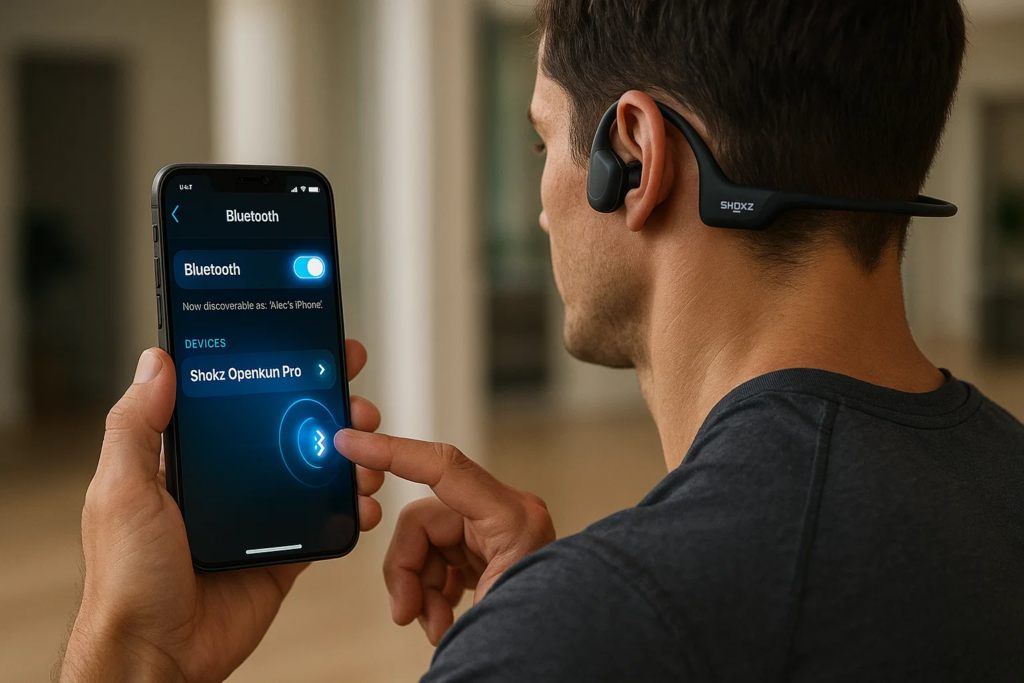 how to pair shokz headphones